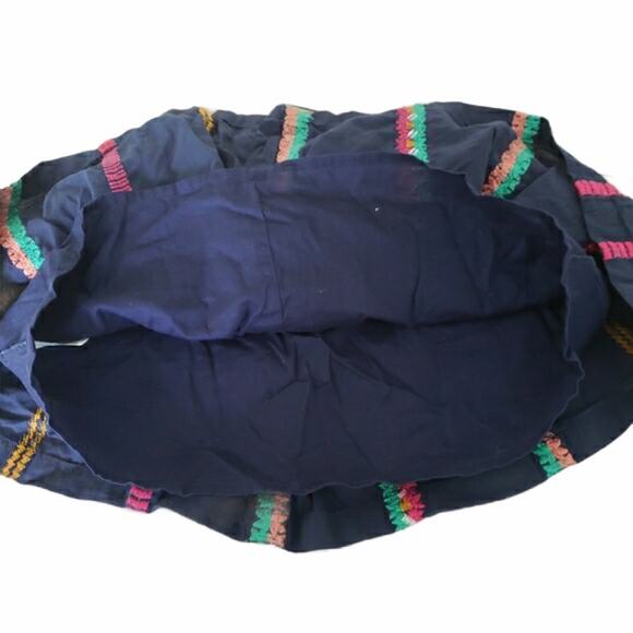 2 FOR $5 SALE Girl's Cat & Jack Navy Embroidered Skirt Size XS (4/5) - Picture 3 of 10